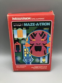 Intellivision Game Tron Maze A Tron