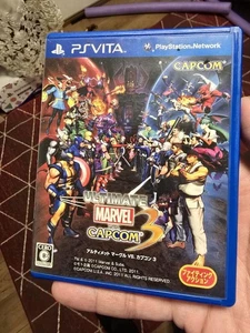Ultimate Marvel vs Capcom 3 PS Vita Game Japan Import Rare Fighting - Picture 1 of 1