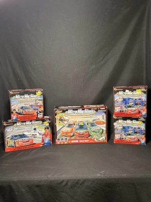 Lote de 5 Micro Máquinas NASCAR Raceway Juegos En Cajas Originales-Jeff Gordon Foto 1 de 4