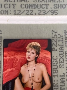 (15) Sexy Blonde (Nicole) Risqué Nude Lingerie 35mm Transparency Slides 1995 - Picture 1 of 4