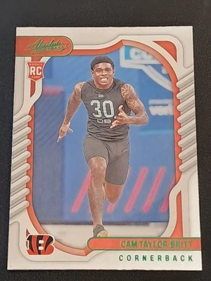 Cam Taylor-Britt RC Green Foil 2022 Panini Absolute #150 Rookie Card Football - Image 1 of 2