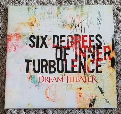 Dream Theater Six Degrees Of Inner Turbulence 2 LP Black Vinyl LIKE NEW! READ!! - Image 1 of 2