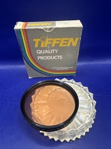 NOS Vintage Tiffen 62mm 85 Orange Color Conversion Filter with Case - Picture 1 of 8