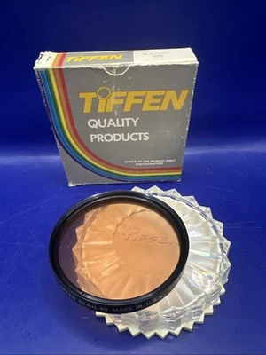 NOS Vintage Tiffen 62mm 85 Orange Color Conversion Filter with Case - Image 1 of 4