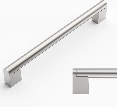 5 Pezzi Maniglie per Mobili Da Cucina Argento Maniglie Cucina Distanza Fori 256M - Immagine 1 di 4