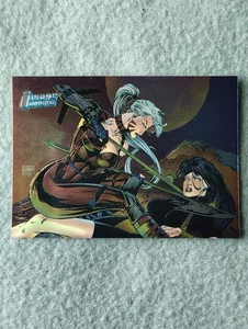 1995 Topps Image Universe #28 Zealot & Voodoo WILDC.A.T.S Jim Lee Holofoil Karte! - Bild 1 von 3