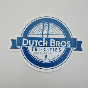 Dutch Bros Coffee Tri-cities Mafia Aufkleber selten Rarität Werbung heute Angebot machen - Bild 1 von 4