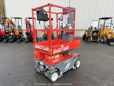 2023 Skyjack SJ20 E 19' 电动桅杆升降机空中平台 Manlift bidadoo — 第 1/4 张图片