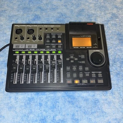 FOSTEX VF08 Digital Multi-Tracker Recorder MTR Black Tested!! - Image 1 of 4