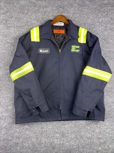 Chaqueta de Colección Cintas XL Ropa de Trabajo Regular ES Reflectante Cremallera Completa Azul Marino - Imagen 1 de 9