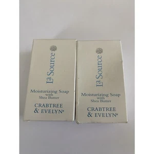 Crabtree Evelyn La Source feuchtigkeitsspendende Seife Sheabutter Hotel Reisegröße 2 - Bild 1 von 6