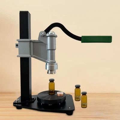 Sertisseuse de flacons, capsuleuse de bouchons métalliques, multifonction, - Photo 1/2