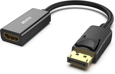 BENFEI DisplayPort auf HDMI Adapter 4K DP zu HDMI Unidirektional PC TV - Bild 1 von 4