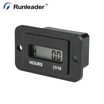 AC 86V to 230V Digital Hour Counter Hour Meter Data Storage For Lawn Mower Boat - Image 1 of 4