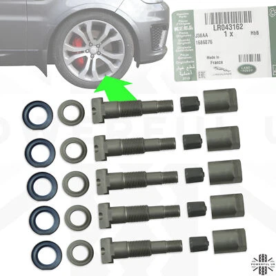 5x Tyre pressure monitoring TPMS service kit for Range Rover Velar valve seal - Image 1 of 4
