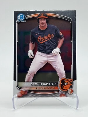 2025 Bowman Chrome Prospects #BCP-109 SAMUEL BASALLO - Image 1 of 2