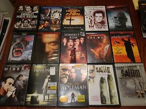 * Horror and Thriller Movies Group 1 you pick Free shipping after 1st