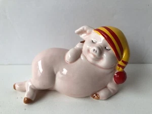Danbury Mint Piggies Figure # 6 Pig Dreams - Picture 1 of 6