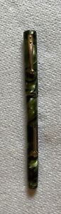 Waterman Ideal Fountain Pen Green Marbled