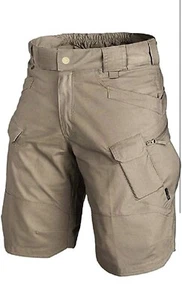 Men's Outdoor Waterproof Tactical Shorts Relaxed Breathable Hiking Cargo Shorts - Picture 1 of 4