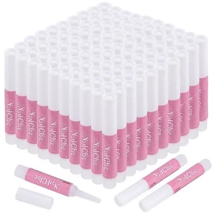 100PCS Nail Glue for Acrylic Nail Tips Adhesive Super Bond Long Lasting Nail ... - Picture 1 of 7