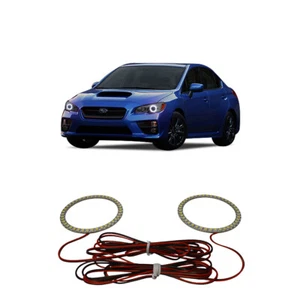 Bright White LED Headlight Halo Ring Kit for Subaru Impreza 15-18 - Picture 1 of 2