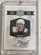 2010-11 Panini Dominion Sidney Crosby On Card Autograph /24 SSP PENGUINS AUTO