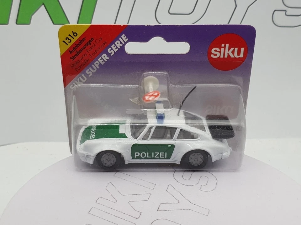 Porsche 911 Turbo Polizei Siku 1/60 - Immagine 1 di 1