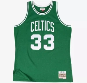 NEW Mitchell & Ness Men's Larry Bird Green Boston Celtics 1985 Swingman Jersey - Picture 1 of 4
