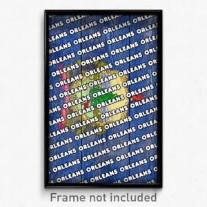 Orleans Vermont Poster (VT City Souvenir 11x17 Town Print) - Picture 1 of 1