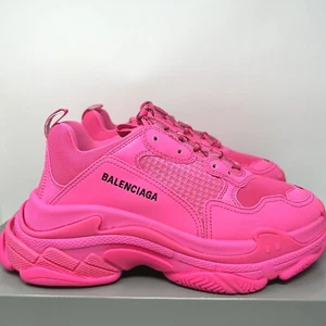 Balenciaga Triple S Men's Sneakers Size 41 EU / 8 US Flou Pink  - Picture 1 of 10