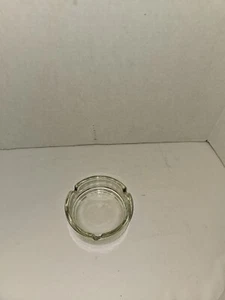 Clear glass round four inch diameter astray - Picture 1 of 6