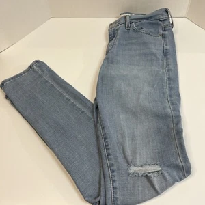 Levis Womens Slimming Skinny Perfect Rise Stretch Denim Jeans Size 26 x 30 - Picture 1 of 8