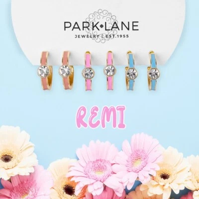 ¡SOLO QUEDA 1! Park Lane REMI - Juego de 3 pares de pendientes de aro multicolores Foto 1 de 4