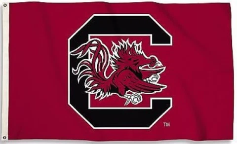 BSI NCAA South Carolina Fighting Gamecocks Flag, 2' x 3' Cover