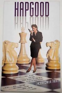 Póster de tarjeta de ventana de teatro Stockard Channing Hapgood Lincoln Center 22" x 14" - Imagen 1 de 4