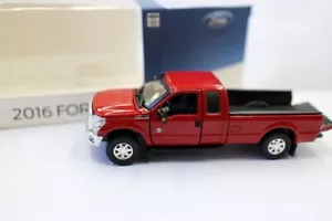 Metal 1/64 Ford F250 Pick Up Single Sest Red Opened Doors Diecast Model - Picture 1 of 13