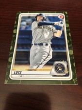 Tristen Lutz 2020 Bowman Prospects BP-81 Camo Border Brewers *Mint*