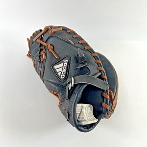 Adidas Youth Catcher's Mitt Glove TS3150BR Right Hand Throw RHT Black Leather - Picture 1 of 23