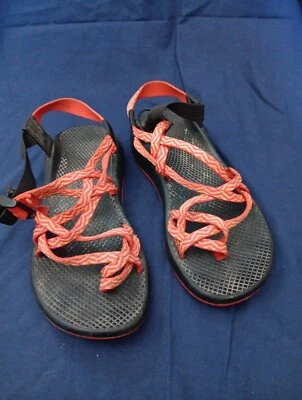 Sandalias Chaco para mujer ZX/Z YAMPA punta con tiras TALLA 9 suelas naranja Vibram Foto 1 de 4