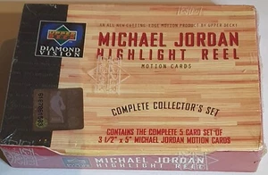 1997 Upper Deck Michael Jordan Highlight Reel (5 x Motion Cards Set) - Sealed - Picture 1 of 4