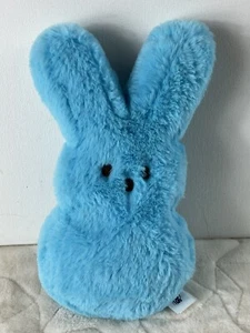 Peeps Easter Bunny Blue Plush Peeps Collectible Plastic Pellets 8” Stuffed Bunny - Picture 1 of 11