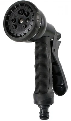 8 Function Garden Watering Spray Gun Hose Pipe Nozzle Car Wash Comfy Grip Handle - Image 1 of 4