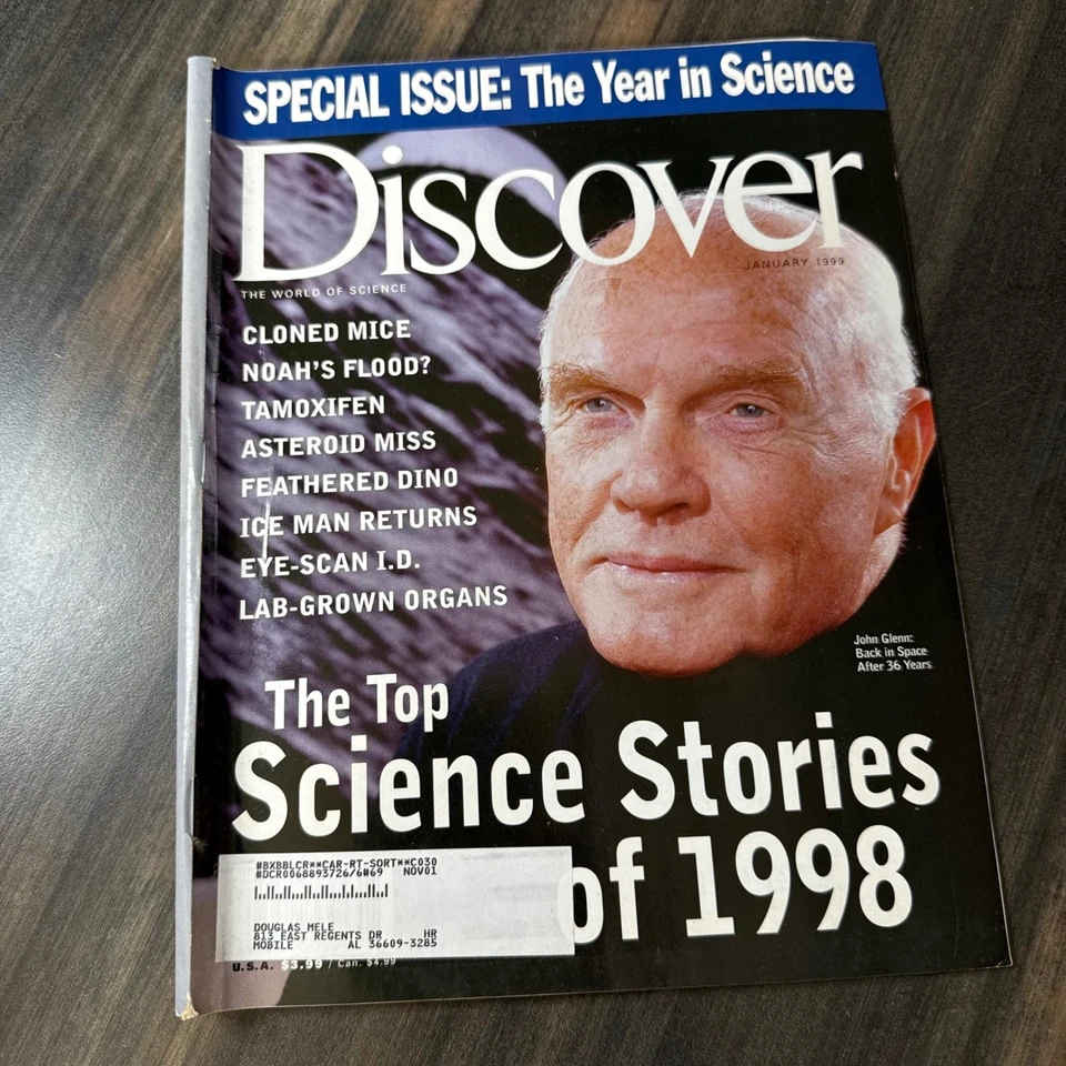 Discover Magazine January 1999 Special Issue The Year in Science Top Stories Foto 1 de 3