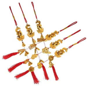 6 Pcs Yuanbao Snake Pendant Chinese Element Spring Festival New Year Hanging - Picture 1 of 12