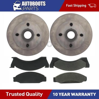 Комплект передних дисковых тормозных колодок ротор дискового тормоза для Ford Mustang II 1974-1978 годов выпуска - Изображение 1 из 4