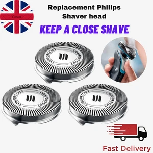 3X Shaver Shaving Heads Replacement for Philips 1000~3000 Series SH30 with Brush - Picture 1 of 13