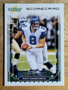 2006 Score Scorecard #240 Matt Hasselbeck - Bild 1 von 2