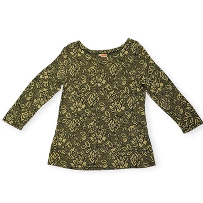 Tianello by Steve Barraza Ballet Tee Womens M Boatneck Knit Top Stretch USA Made - Image 1 of 4