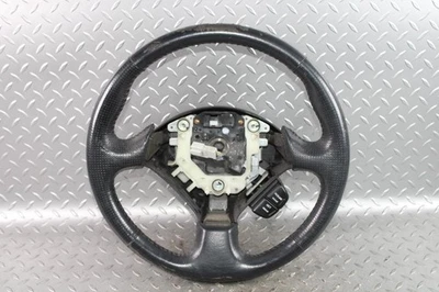 00-03 S2000 *WORN* Black Leather Driver Column Steering Wheel OEM Factory OE WTY Foto 1 de 4